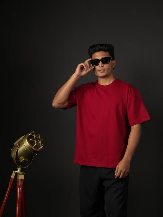 Bloodstone Red Oversized T-Shirt