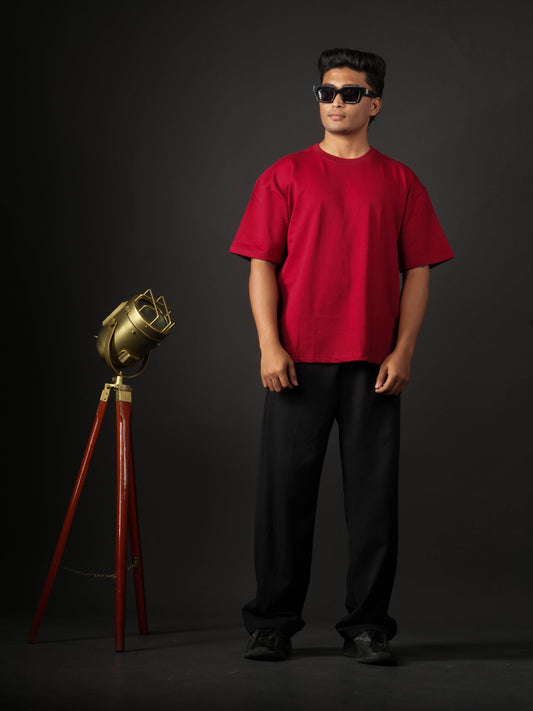 Bloodstone Red Oversized T-Shirt