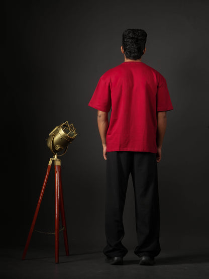 Bloodstone Red Oversized T-Shirt